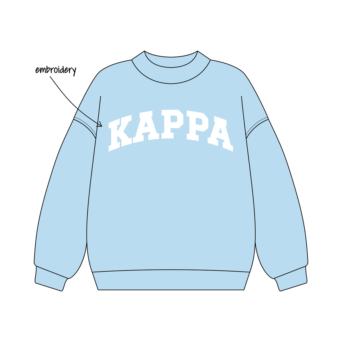 University of Missouri (Mizzou) x Kappa Kappa Gamma 'General Fall Drop' Signature Mockneck