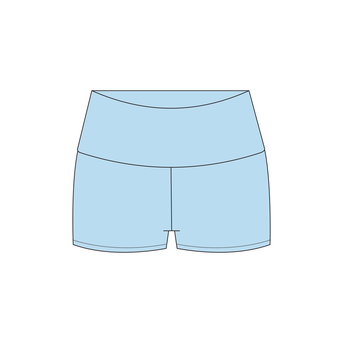 University of Missouri (Mizzou) x Kappa Kappa Gamma 'General Fall Drop' Haven Foldover Shorts
