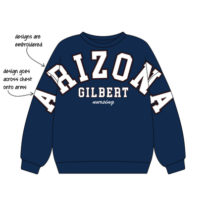 University of Arizona 'Nursing Merch' Signature Crewneck