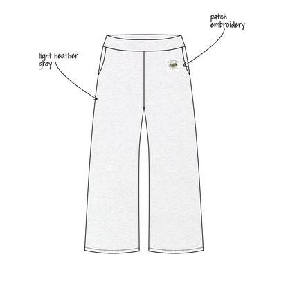 Iowa State University x Alpha Phi 'fall merch' Jagger Wide-Leg Sweatpants