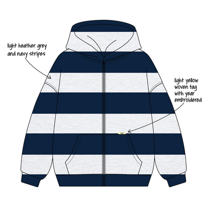 University of Kansas x Kappa Delta 'PR' Signature Zip-Up Hoodie