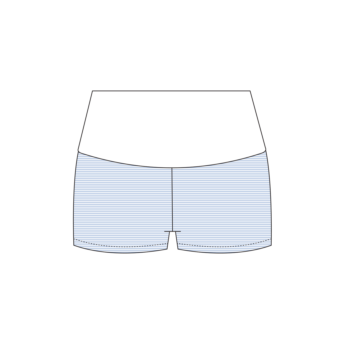 University of Cincinnati x Theta Phi Alpha 'General' Haven Foldover Shorts