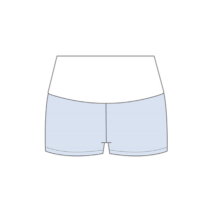 University of Cincinnati x Theta Phi Alpha 'General' Haven Foldover Shorts