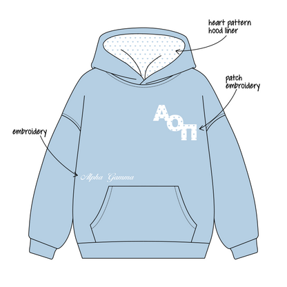 Washington State University x Alpha Omicron Pi 'Philanthropy' Signature Hoodie