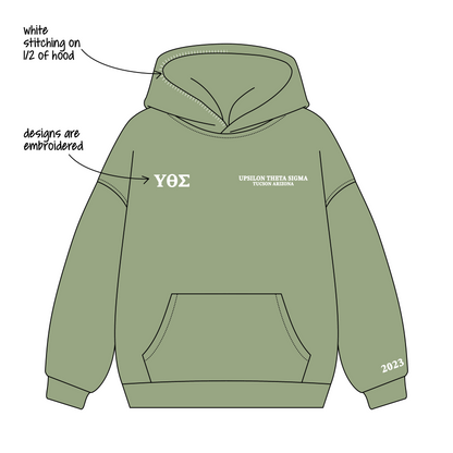 University of Arizona x Upsilon Theta Sigma 'Semester Hoodie' Signature Hoodie