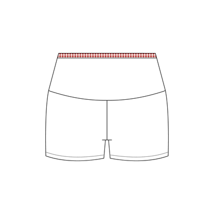 San Diego State University x Chi Omega 'Fall Set' Ava Layered Biker Shorts