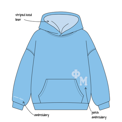 University of North Carolina Wilmington x Phi Mu 'Fall Set' Signature Hoodie