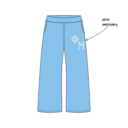 University of North Carolina Wilmington x Phi Mu 'Fall Set' Jagger Wide-Leg Sweatpants