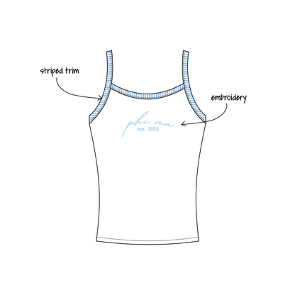 University of North Carolina Wilmington x Phi Mu 'Fall Set' Evie Tank Top