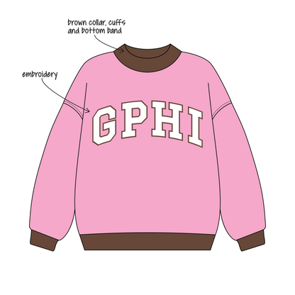 George Mason University x Gamma Phi Beta 'Fall Merch' Signature Mockneck