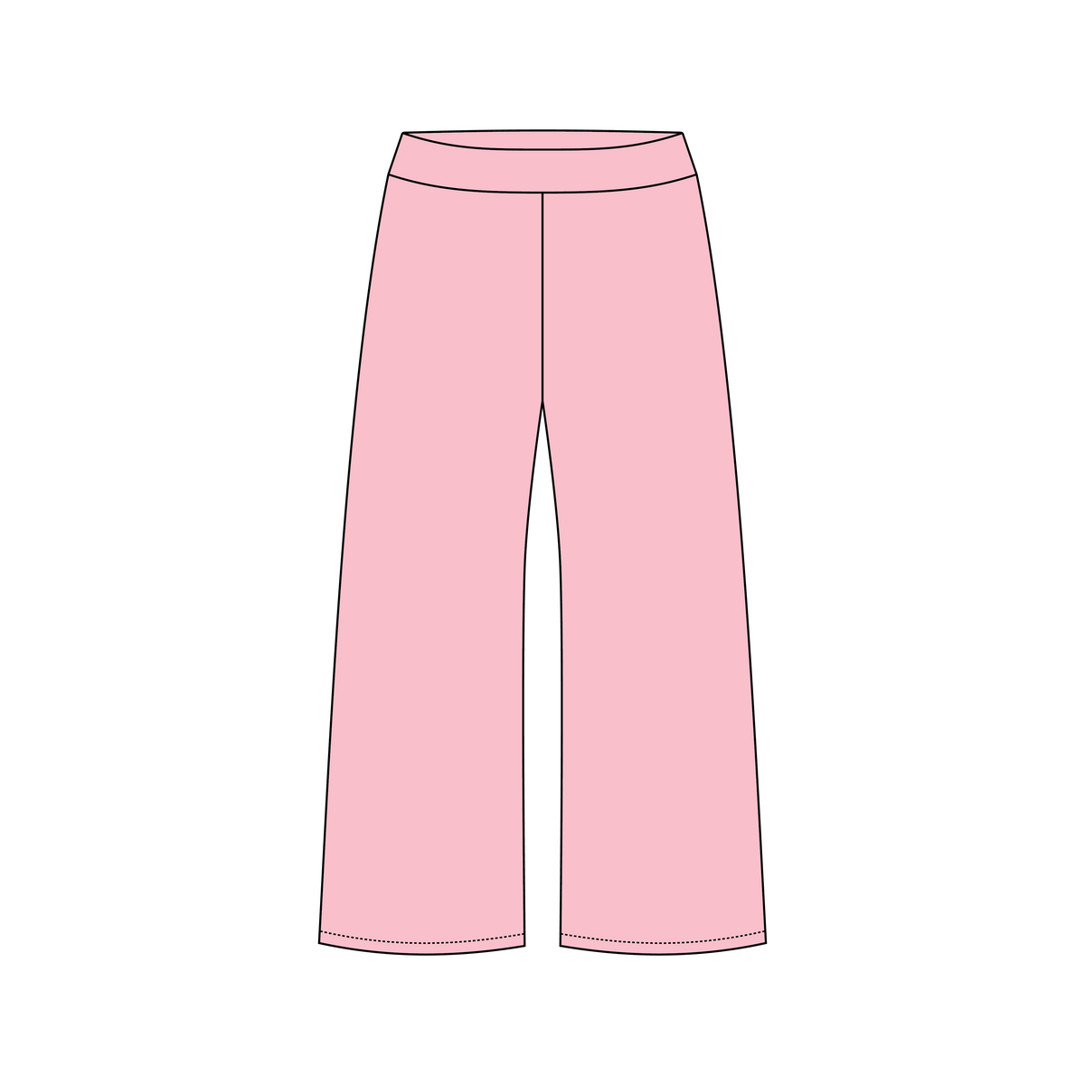 University of Wisconsin-Madison x Zeta Tau Alpha 'Think Pink Week' Jagger Wide-Leg Sweatpants