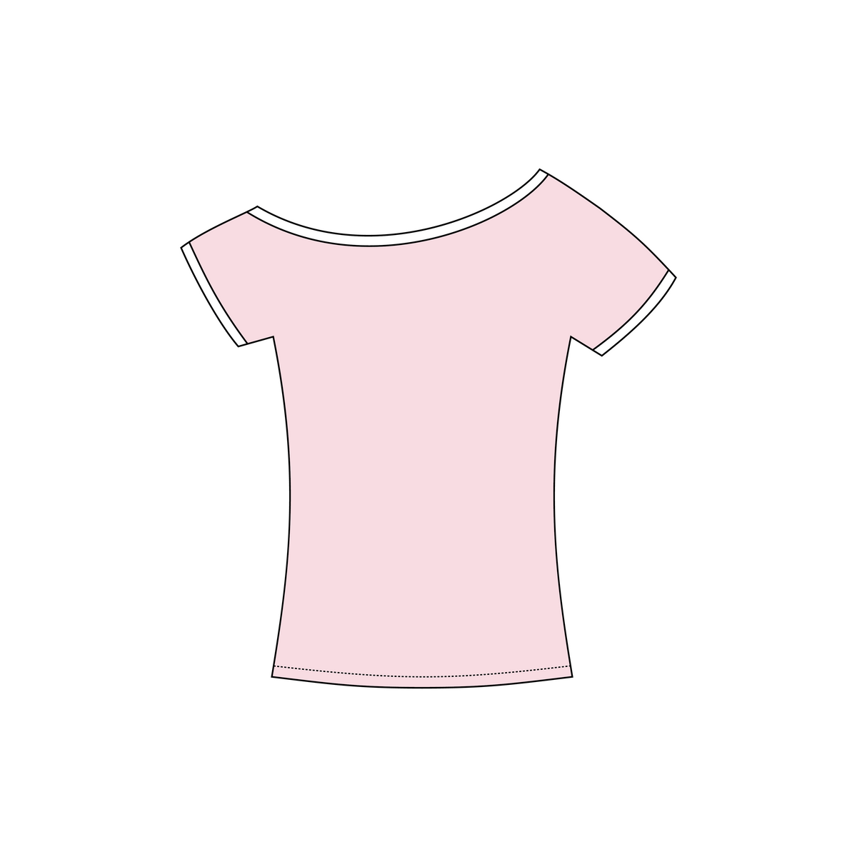 Purdue University x Gamma Phi Beta 'pr drop' Blaine Off-the-Shoulder Baby Tee