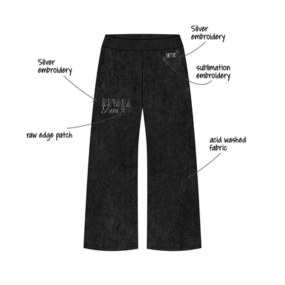 University of Nevada, Reno x Kappa Alpha Theta 'Winter merch drop' Jagger Wide-Leg Sweatpants