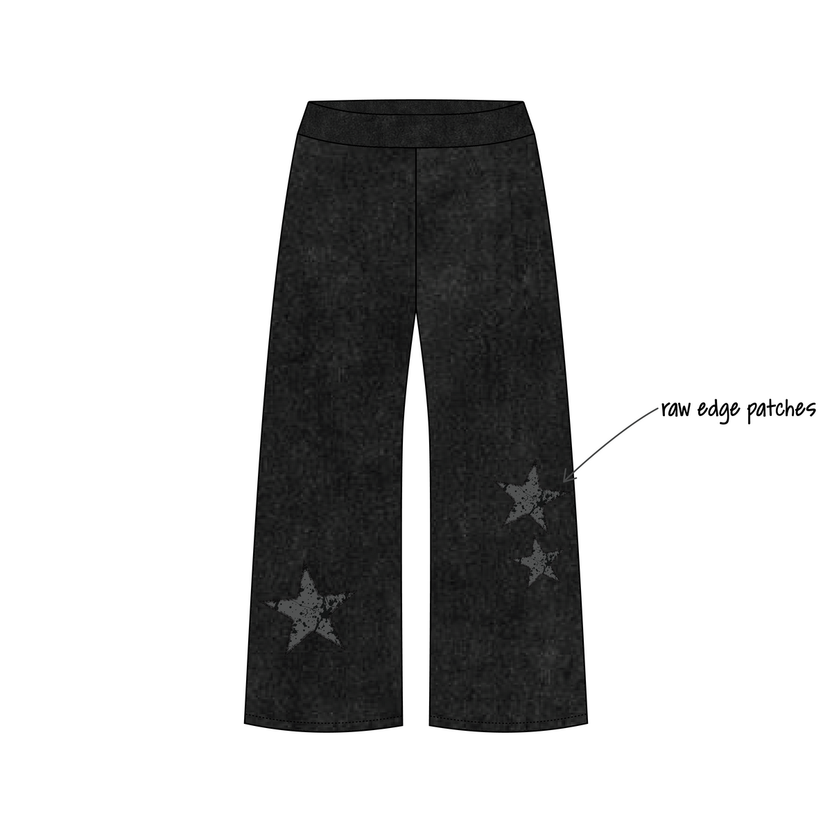University of Nevada, Reno x Kappa Alpha Theta 'Winter merch drop' Jagger Wide-Leg Sweatpants