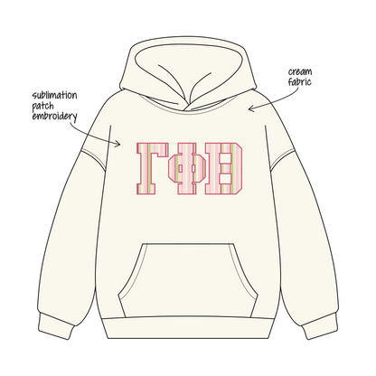 Purdue University x Gamma Phi Beta 'fall pr' Signature Hoodie