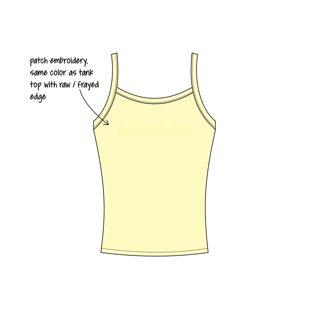 Baylor University x Alpha Chi Omega 'Pr' Evie Tank Top