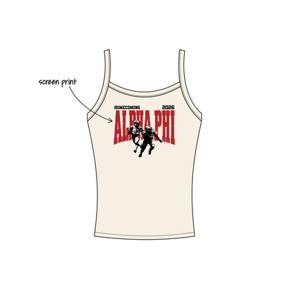 Cornell University x Alpha Phi 'Homecoming 2026' Evie Tank Top