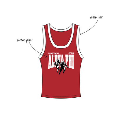 Cornell University x Alpha Phi 'Homecoming 2026' Nova Tank Top