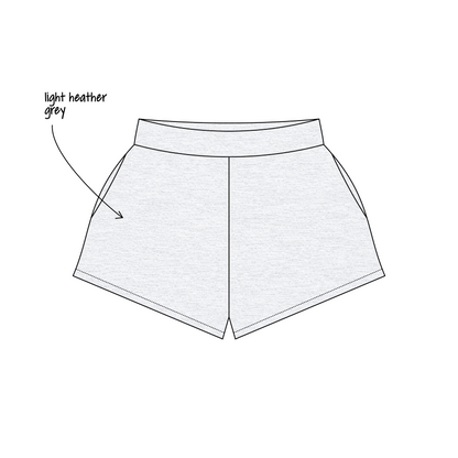 Mississippi State University x Delta Gamma 'Mockneck' Ferbie Sweatshorts