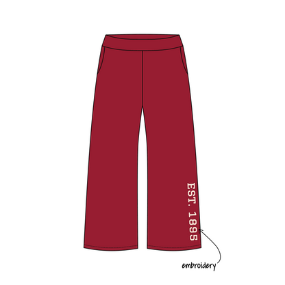 California Polytechnic State University, San Luis Obispo x Chi Omega 'Fall Merch 2026' Jagger Wide-Leg Sweatpants