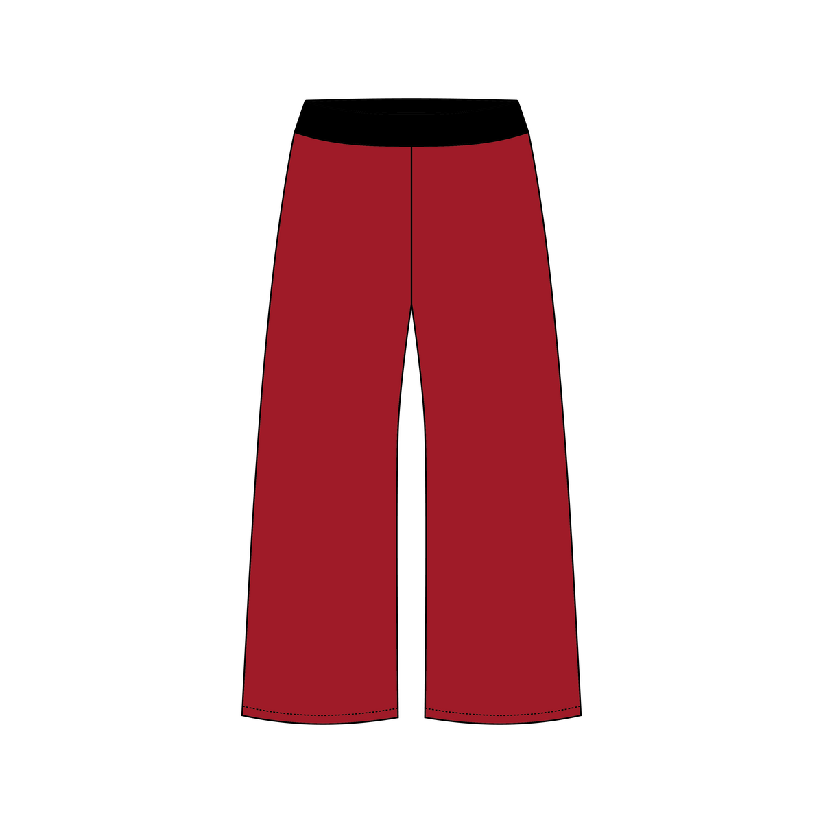 San Diego State University x Alpha Chi Omega 'None' Jagger Wide-Leg Sweatpants
