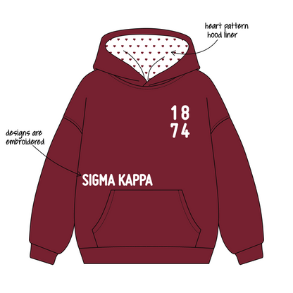 Clemson University x Sigma Kappa 'Fall PR Drop' Signature Hoodie