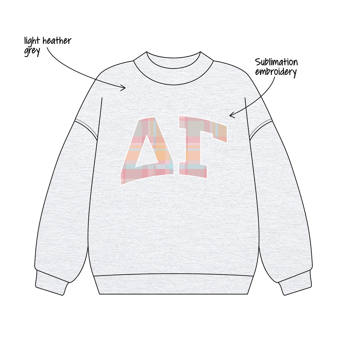 Mississippi State University x Delta Gamma 'Mockneck' Signature Mockneck