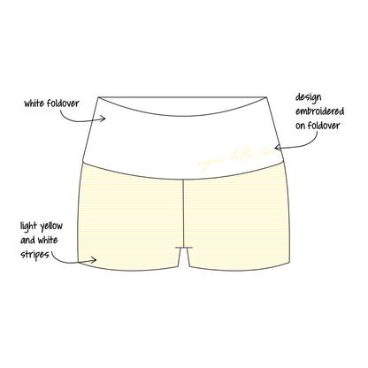University of Illinois at Urbana-Champaign x Sigma Delta Tau 'Work week' Haven Foldover Shorts
