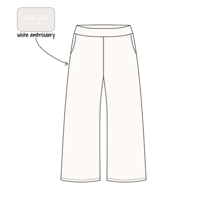 University of Washington x Delta Zeta 'Fall Merch' Jagger Wide-Leg Sweatpants