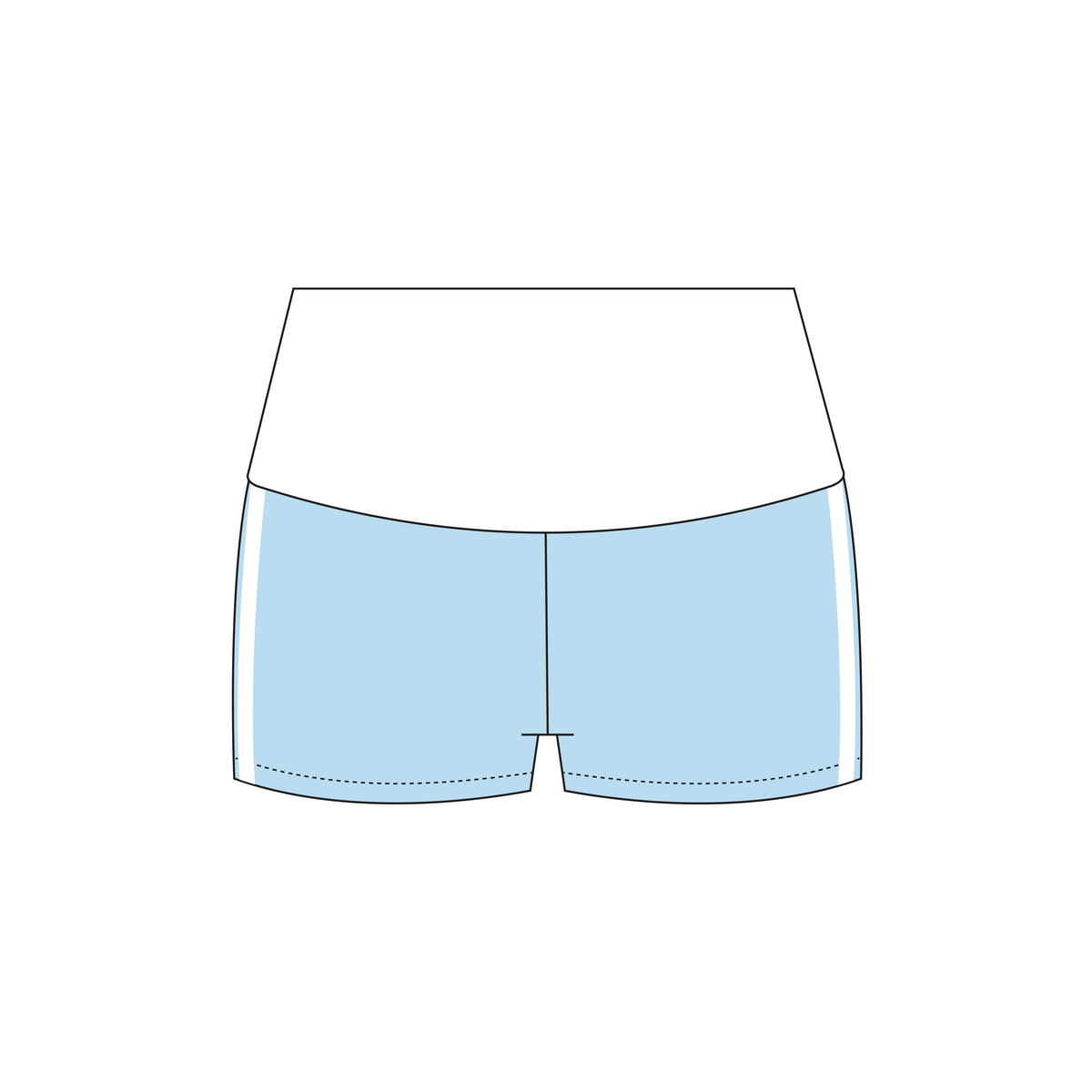 Florida Gulf Coast University x Alpha Chi Omega 'Fall Semi Formal to Disney' Haven Foldover Shorts