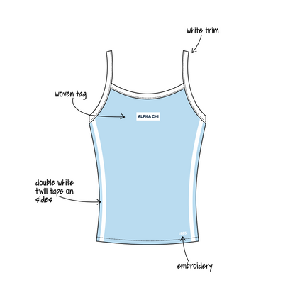 Florida Gulf Coast University x Alpha Chi Omega 'Fall Semi Formal to Disney' Evie Tank Top