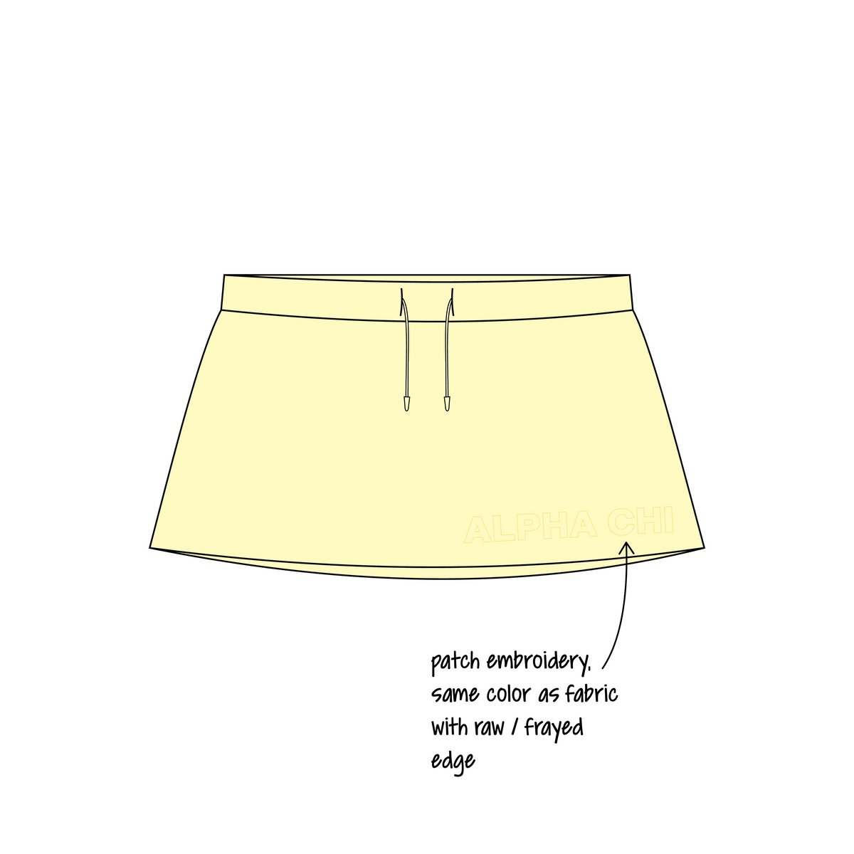 Baylor University x Alpha Chi Omega 'PR' Harper Skort