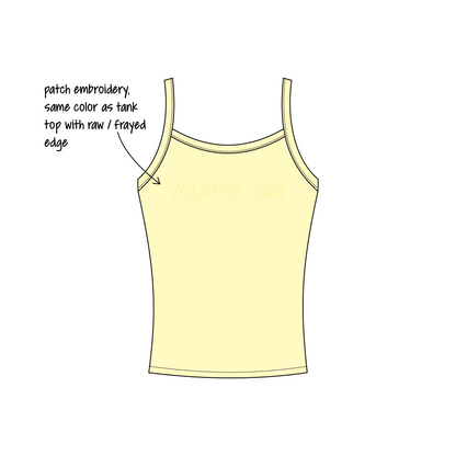 Baylor University x Alpha Chi Omega 'PR' Evie Tank Top
