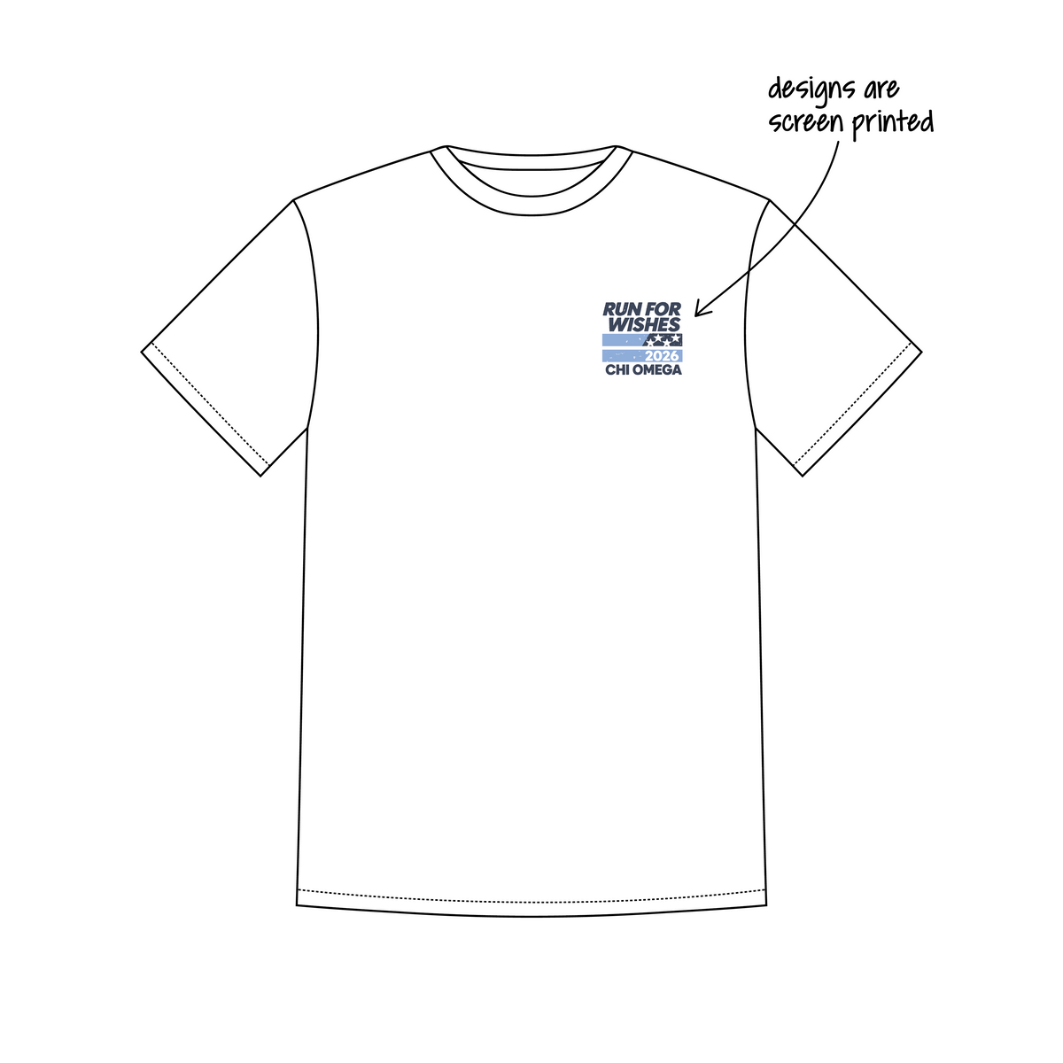 California Polytechnic State University, San Luis Obispo x Chi Omega 'Fall Philo 26' Gildan Heavy Cotton Tee