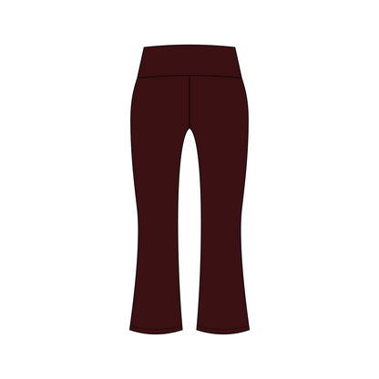 Washington State University x Pi Beta Phi 'Fall merch' Becca Foldover Yoga Pants