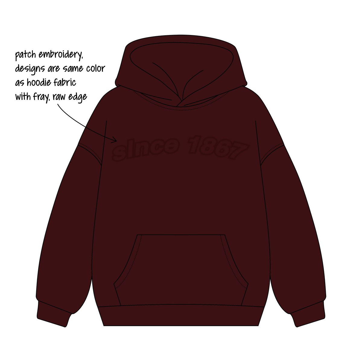 Washington State University x Pi Beta Phi 'Fall merch' Signature Hoodie
