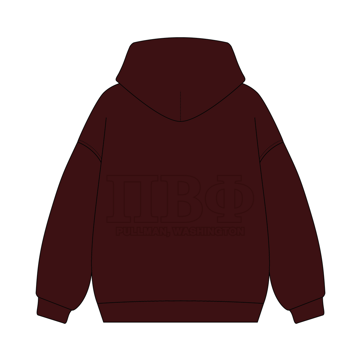 Washington State University x Pi Beta Phi 'Fall merch' Signature Hoodie