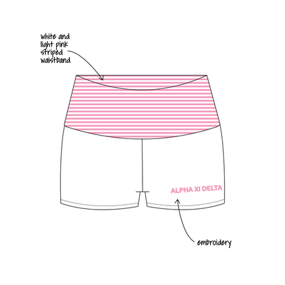 Emory & Henry College x Alpha Xi Delta 'spring set' Haven Foldover Shorts