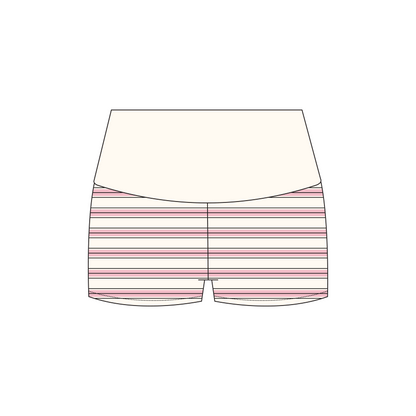 California State University, Long Beach x Delta Zeta 'Retreat' Haven Foldover Shorts