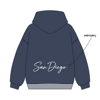 San Diego State University x Delta Gamma 'Fall Sweat Sets' Signature Hoodie