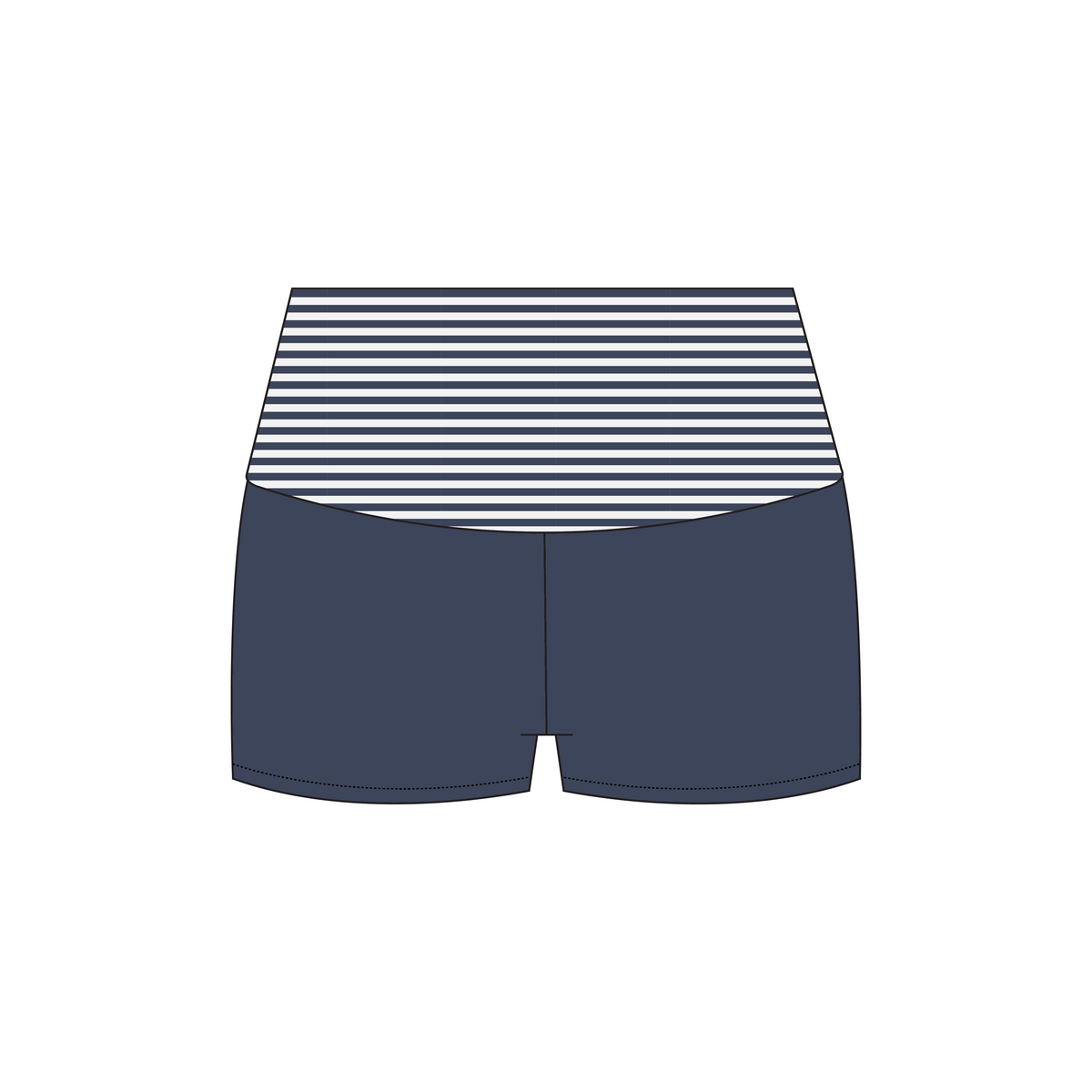San Diego State University x Delta Gamma 'Fall Sweat Sets' Haven Foldover Shorts