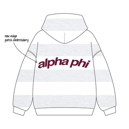 Duquesne University x Alpha Phi 'Fall merch' Signature Hoodie