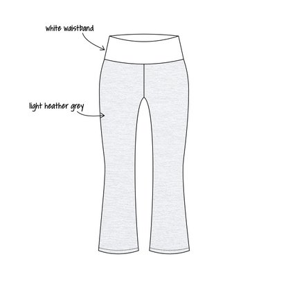 Duquesne University x Alpha Phi 'Fall merch' Becca Foldover Yoga Pants