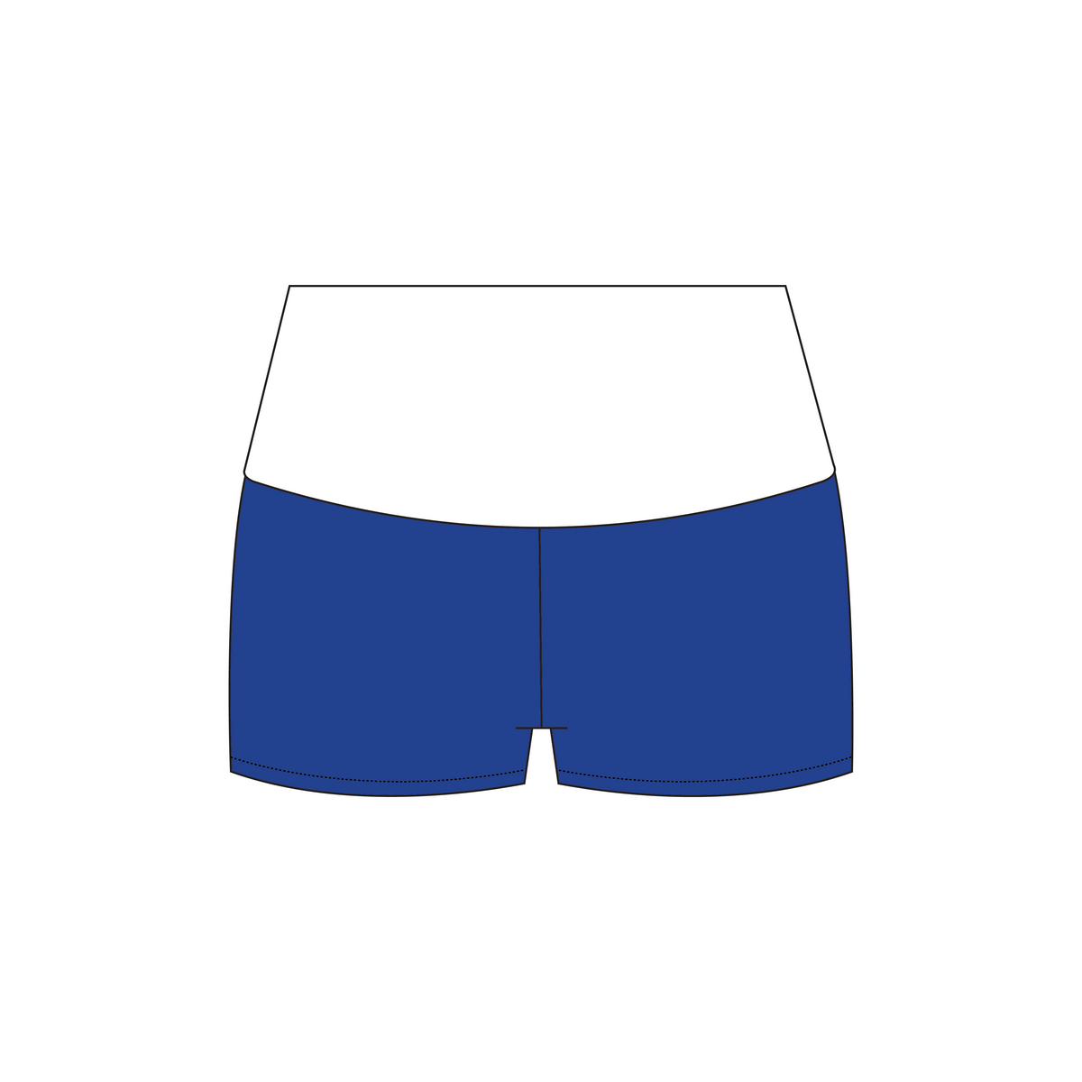 Baylor University x Alpha Chi Omega 'Exec merch' Haven Foldover Shorts