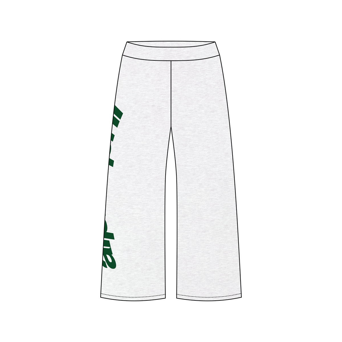 Eastern Washington University x Alpha Phi 'fall merch' Jagger Wide-Leg Sweatpants