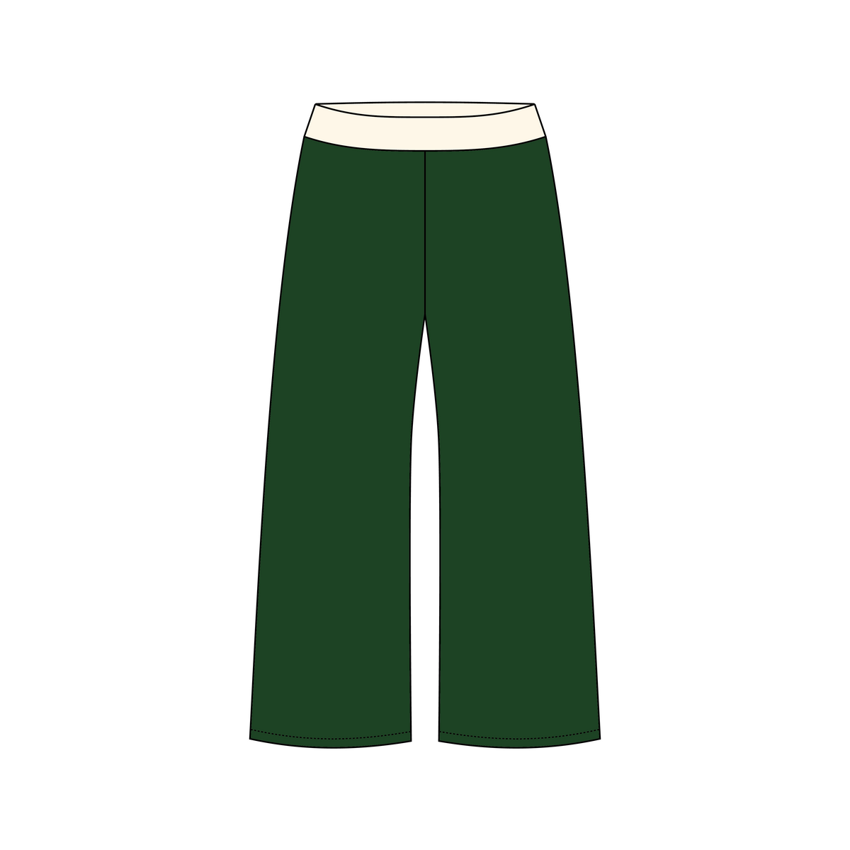 Michigan State University x Delta Gamma 'UMich Vs. MSU Rivalry Game' Jagger Wide-Leg Sweatpants