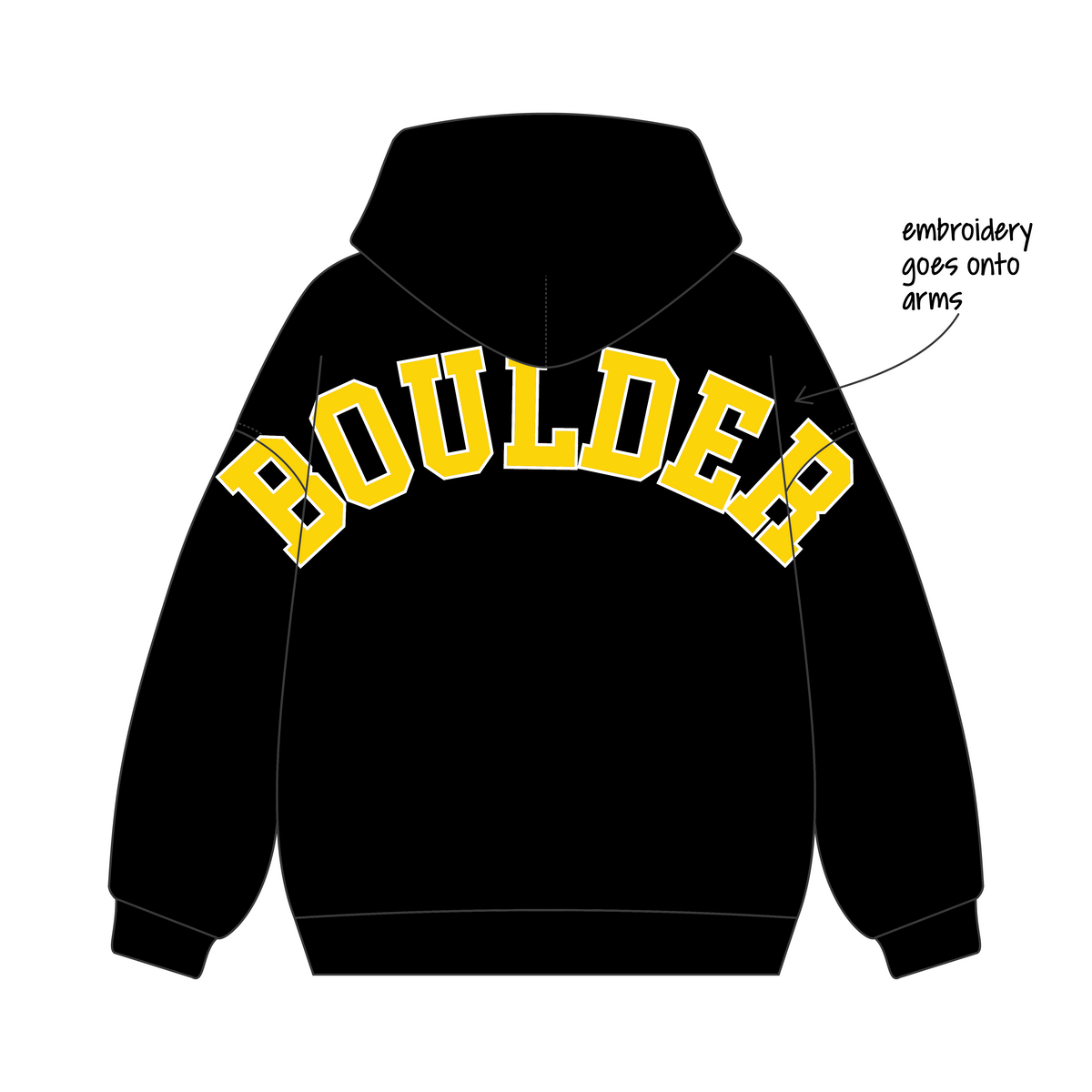 University of Colorado Boulder x Women's Club Volleyball 'Fall Merch 2026' Signature Zip-Up Hoodie