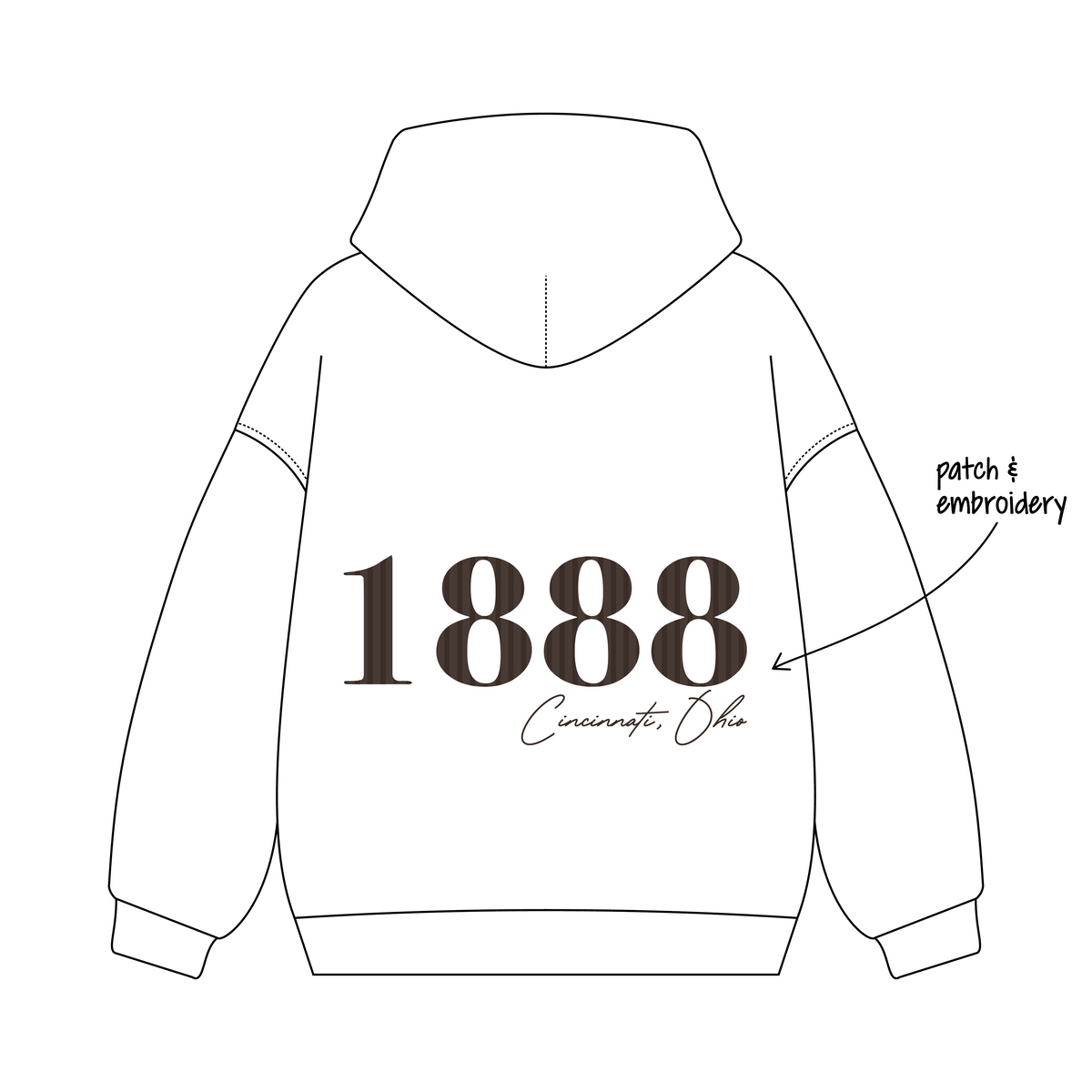 University of Cincinnati x Delta Delta Delta 'Winter set' Signature Hoodie