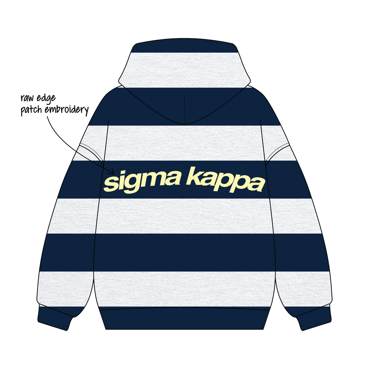 Northeastern University x Sigma Kappa 'Fall '26 drop' Signature Zip-Up Hoodie