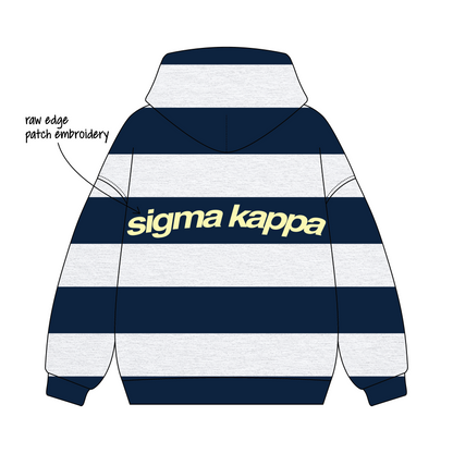 Northeastern University x Sigma Kappa 'Fall '26 drop' Signature Zip-Up Hoodie